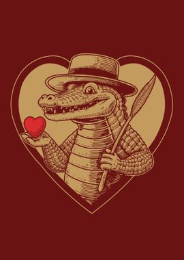 A Crocodile Boy Valentine