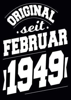 Februar 1949 75 Jahre