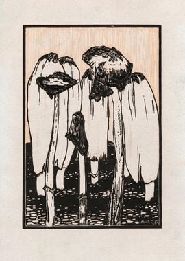 Ink Mushrooms