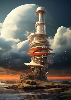 Futuristic Lighthouse