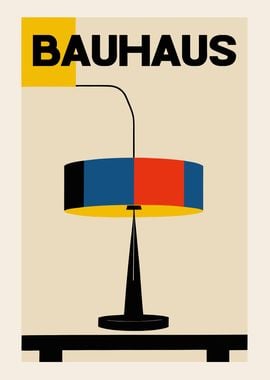 Geometric Bauhaus Lamp Art