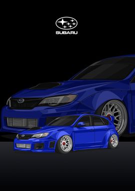 subaru impreza wrx blue