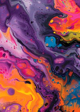 Colorful Liquid Abstract