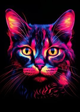 Neon Cat