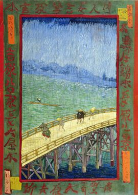 Bridge in the rain