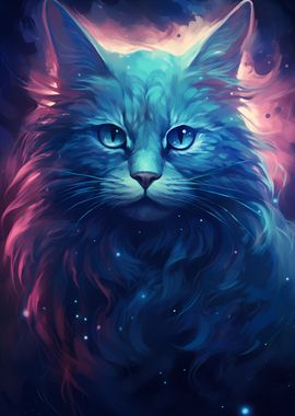 Cat on Galaxy