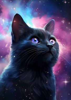 Cat on Galaxy