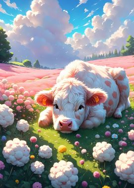 Fluffy Cow Fantasy Meadow