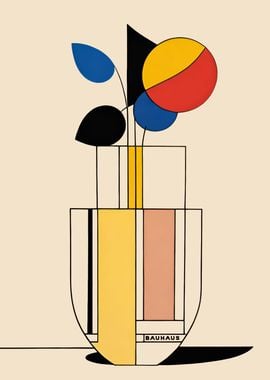 BAUHAUS BOUQUET POSTER