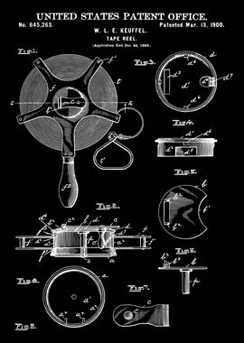 Tape reel patent