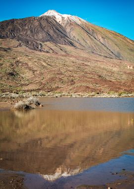 Volcano Teide Reflection