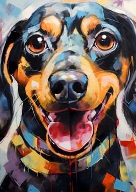 Dachshund Dog Wall Art