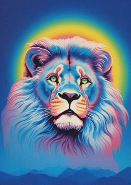 lion rainbow