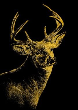 Gold Deer