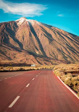 Road to Volcano Teide