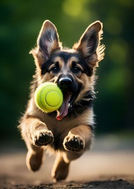 German Shepherd Ball