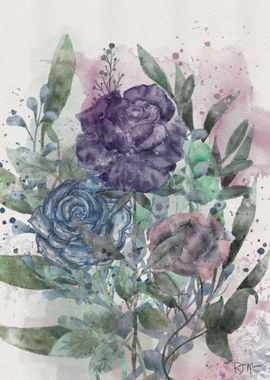 Watercolour Flower Print