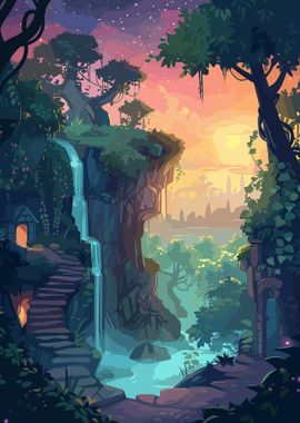 Magical Fantasy Landscape