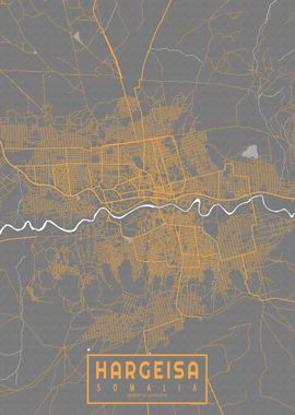 Hargeisa City Map Bauhaus