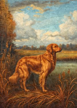 Vintage Golden Retriever