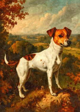 Retro Jack Russell Terrier