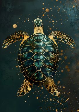 Magical Sea Turtle