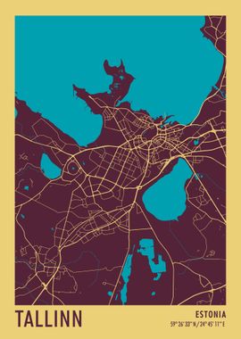 Tallinn City Map