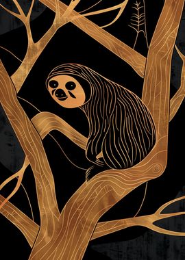 Sloth on Tree