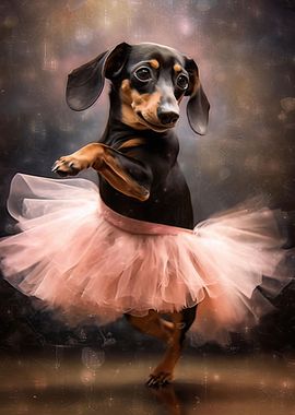 Dachshund Ballerina