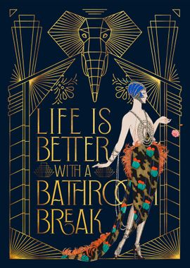 Funny Art Deco Bathroom