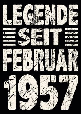 Februar 1957 67 Jahre