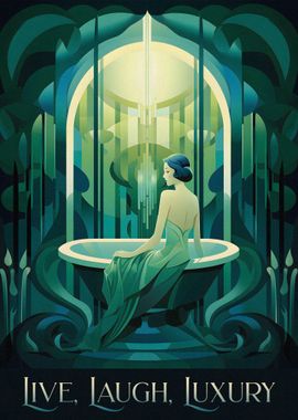 Funny Art Deco Bathroom