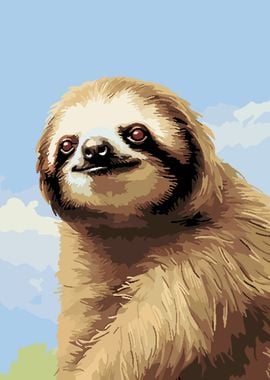 Inspirational Sloth Pixel