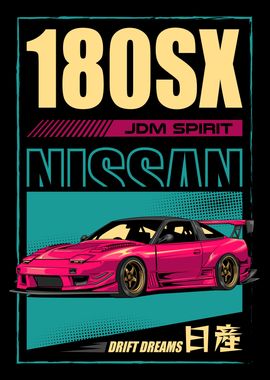 Classic 180SX JDM Car