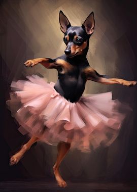 Miniature Pinscher Ballerina