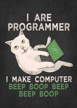 Funny Cat computer meme