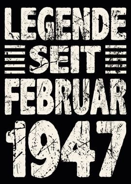 Februar 1947 77 Jahre