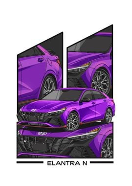 hyundai elantra n violet