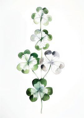 Serene Shamrock Whispers