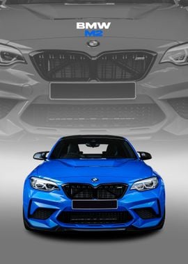 bmw m2 poster