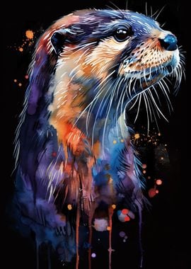 Otter Watercolor