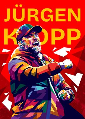 Jurgen Klopp Pop art