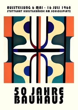 50 Jahre Bauhaus Poster