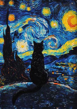 Van Gogh Cat