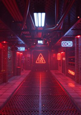 Cyberpunk Corridor