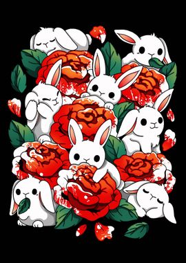 White Rabbit Roses