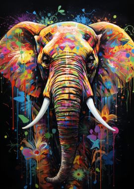 Elephant Abstract