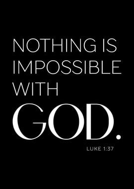 Possible with GOD