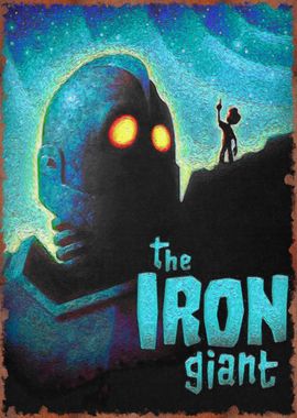 the iron giant vintage art