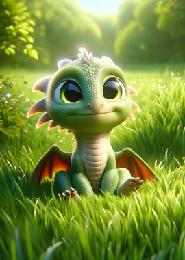 Cute Baby Dragon